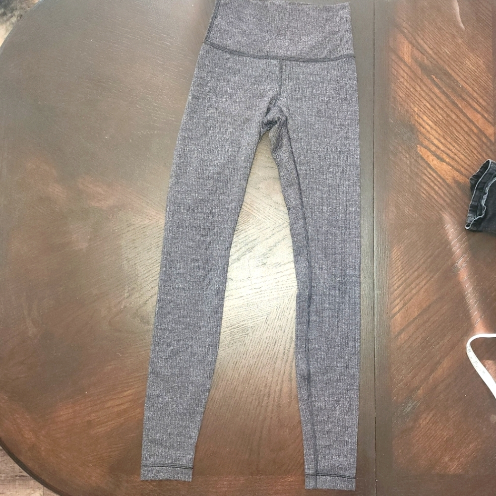 Lululemon Gray High-Waisted Leggings
